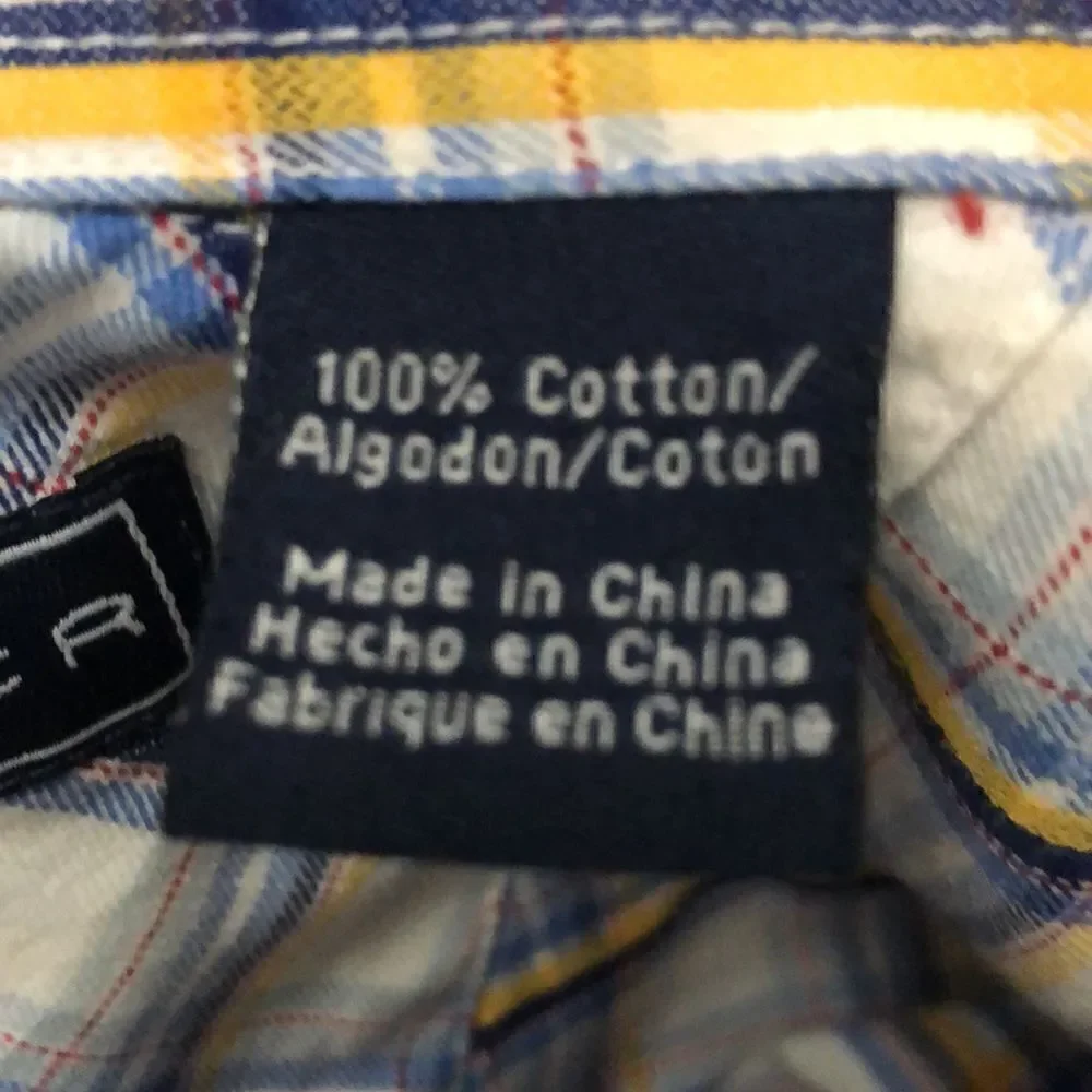 Roper mens plaid button down shirt size XL - Picture 6 of 9